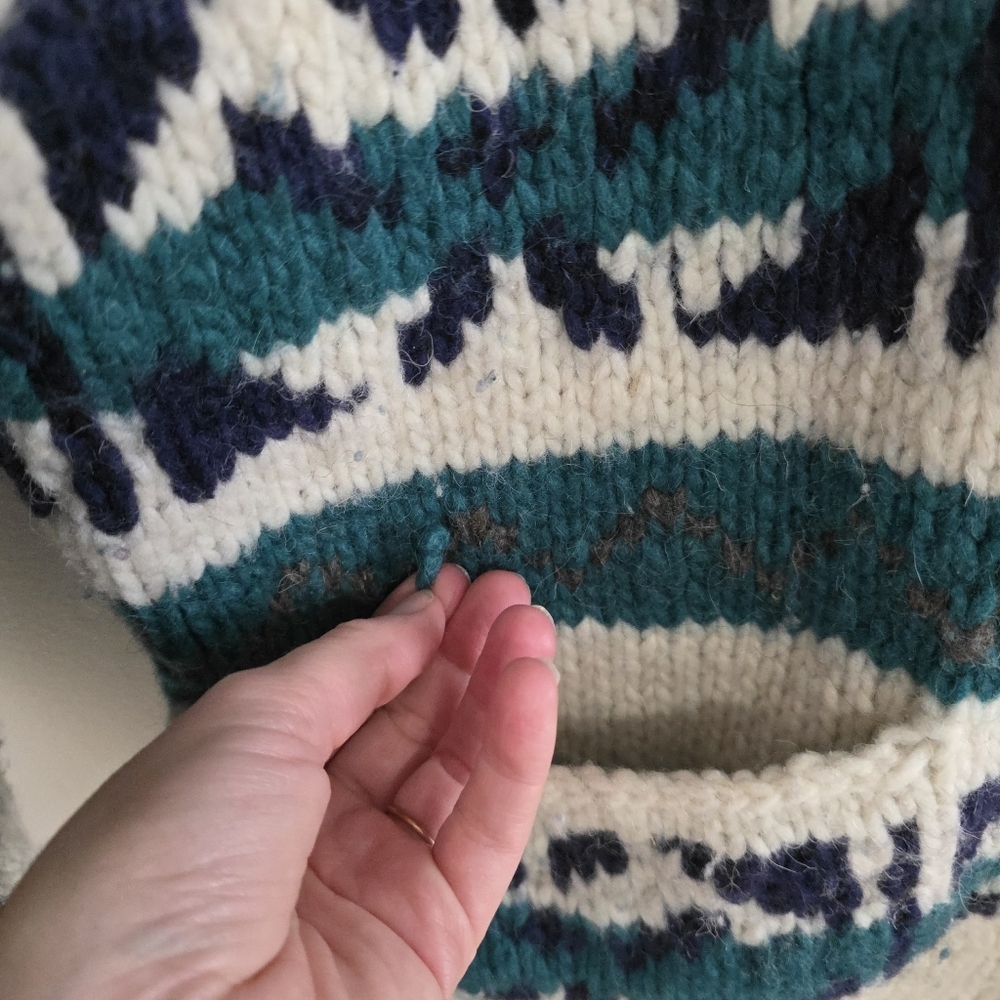 Vintage Alma Knit Wool Cardigan Jacket - Picture 7 of 12